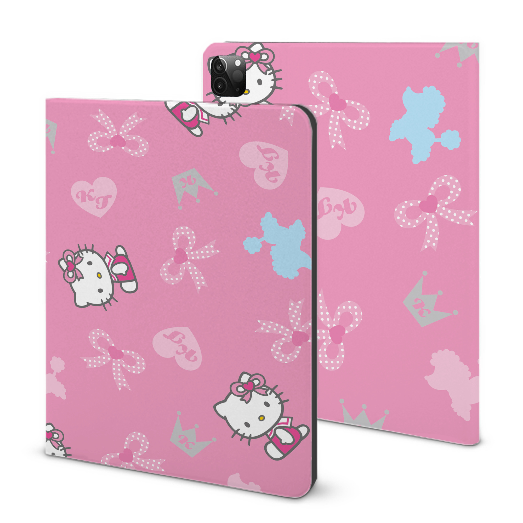 （画像用） Hello Kitty ハローキティ IPadケース ペンホルダー付き ブックスタイルデザイン